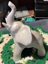 Vtg Medium Grey Ceramic Elephant  picture