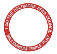 Millenium Tripple Play I Did the Baltimore area Council BSA Patch RD Bdr. [VA-54 picture
