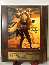 Official Farscape Convention TAMMY MacINTOSH - Jool Signed Photo Plaque 2001 picture