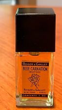 VINTAGE 1937 ROGER & GALLET  BLUE CARNATION  PERFUME FULL 1 OZ DISCONTINUED RARE picture
