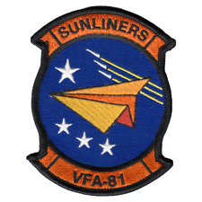 VFA-81 Sunliners Paper Plane Patch picture