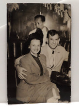 Circa 1930s Gay Leo or Bills Family Black White Snap Photo int 7.5