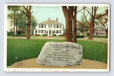Postcard Massachusetts Lexington MA Minute Men Monument 1910s Unposted  Divided picture