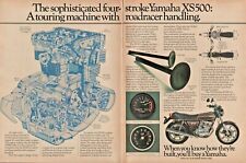 1976 Yamaha XS500 -- 2-Page Vintage Motorcycle Ad picture