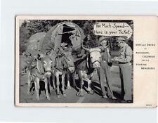 Postcard Orville Ewing of Pritchett Colorado & his Touring Menagerie USA picture