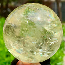 266G Natural Rainbow Citrine Quartz Crystal Sphere Mineral Energy Healing Ball picture