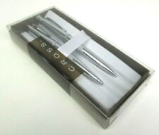 Cross Chrome Dahlia Pen & Pencil Set w/ Gift Box NEW picture