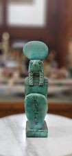 Egyptian God Ra Statue from Hammer Stone with Ancient Inscriptions picture