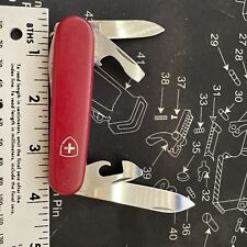 Rare Vintage Victorinox Elinox Spartan Swiss Army Knife Red Krones On Back Scale picture