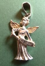 Antique Sterling Silver Angel Charm 4,81 grams picture