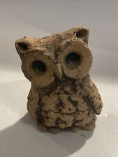 Vintage Studio Art Pottery Rustic Owl Signed picture