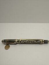 Fuliwen 806 14K Gold Nib Fountain Pen Ornate, Metal, Threaded Cap. U-3 picture