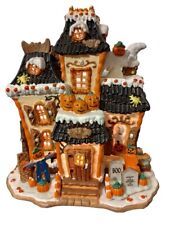 Lemax Sugar N Spice Not So Nice Manor Halloween Village Lighted House  picture
