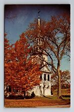 North Cornwall CT- Connecticut, Congregational Church, Religion Vintage Postcard picture