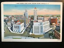 Vintage Postcard 1959 New Federal Court House Niagara Square Buffalo New York picture