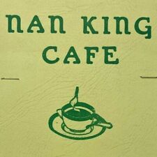 Vintage 1954 Nan King Cafe Breakfast Menu West North Temple Salt Lake City UT picture