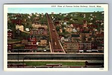 Duluth MN-Minnesota, View Of Incline Railway, Antique, Vintage Postcard picture