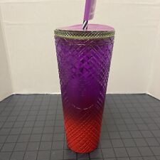 Starbucks She x This Shae Anthony Ombré Pink Purple Studded Tumbler 24 Oz picture
