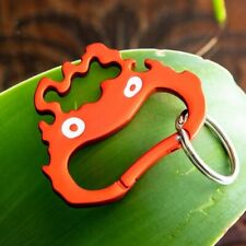 Studio Ghibli Howl's Moving Castle Face Carabiner Calcifer Japan NEW picture