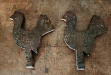 Antique Shooting Gallery Turkey Targets Pair picture
