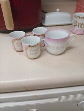 Antique German Porcelain Cup Set picture