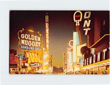 Postcard Fremont Street at Night Las Vegas Nevada USA picture