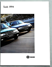 1994 SAAB 900 & 9000 SERIES DELUXE SALES BROCHURE ~ 26 PAGES ~ 8.5