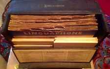 Vintage Linguaphone Curso de Conversacion Espanol 78 rpm Records NO CASE picture
