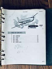 Vtg 1959 USAF MILITARY AIRCRAFT  1C-124A-1  DATA BINDER CHARTS TROUBLE SHOOTING picture