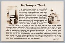 The Wesleyan Church Bathroom Humor Frashers RPPC Postcard picture