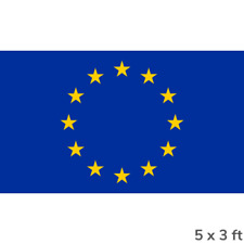 5x3' European Union EU Flag - Sale Was £6.99 Now £3.99 -  picture