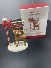Rudolph The Red Nosed Reindeer Hallmark Ornament North Pole Pals 2013 With Box picture