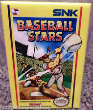 Baseball Stars Nintendo NES Vintage Game Box  2