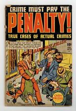 Crime Must Pay The Penalty #33A February 1948 GD 2.0 picture