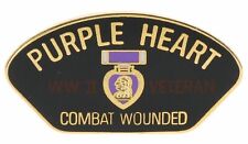 WWII Purple Heart Combat Wounded Hat or Lapel Pin HON14309 F6D12O picture