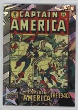 2016 Upper Deck Marvel 75th Anniversary White Foil 17/75 Captain America 4fl picture