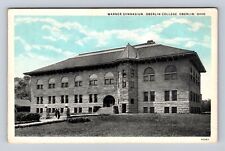 Oberlin OH-Ohio, Oberlin College, Warner Gym, Antique Vintage Souvenir Postcard picture