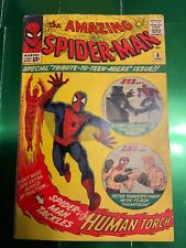 AMAZING SPIDER-MAN#8 JANUARY 1964 7.0 FANTASTIC FOUR APPEARANCE CGC READY picture