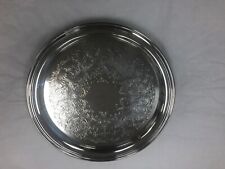 Vintage Silver Plated Platter/Tray 11 1/2