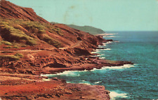 Oahu HI Hawaii, Shoreline Drive, Vintage Postcard picture