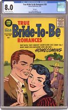 True Bride to Be Romances #20 CGC 8.0 1956 4275106005 picture