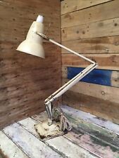 Original vintage Herbert Terry Anglepoise lamp 1227 Metal Fittings Lip Rim Beige picture