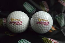 In-N-Out Burger Logo Golf Balls (Previous Played With) One Pair (2 Total) INO picture