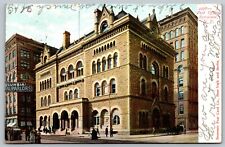 SYRACUSE N.Y. NEW YORK GREAT OLD PICTURE OF THE POST OFFICE POSTCARD picture