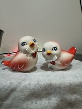 ❣️Target Spritz Valentine’s Day 2024 Ceramic RED Retro Love Birds Pair picture