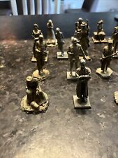 The Saturday Evening Post Pewter Figurine Lot Of 21 picture