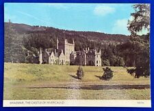 Vintage 1970s Braemar The Castle of Invercauld Aberdeenshire Scotland Postcard picture