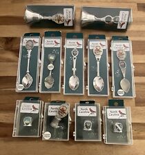 NC Collector’s Spoons,  Bells , Thimbles Set of 11 picture