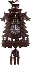 Kendal Vivid Large Handcrafted Wood Cuckoo Clock with 4 Dancers Dancing & Music picture