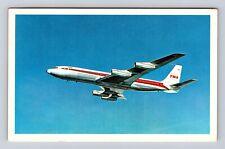 TWA Star Stream, Airplane, Transportation, Vintage c1966 Souvenir Postcard picture